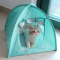 2017 Vente chaude animal teepee tente lit chien facile tente lit de chat